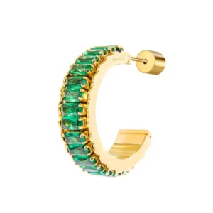 Bracciale Donna Gioielli Marlù ORO MONO CER BAGUET VERDE SPK03